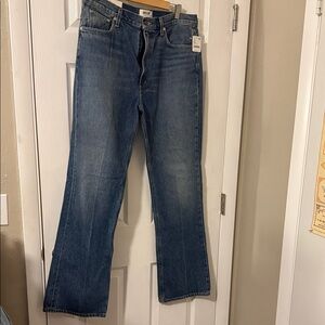 Agolde Vintage Flare Jeans in Absolute Blue Size 32